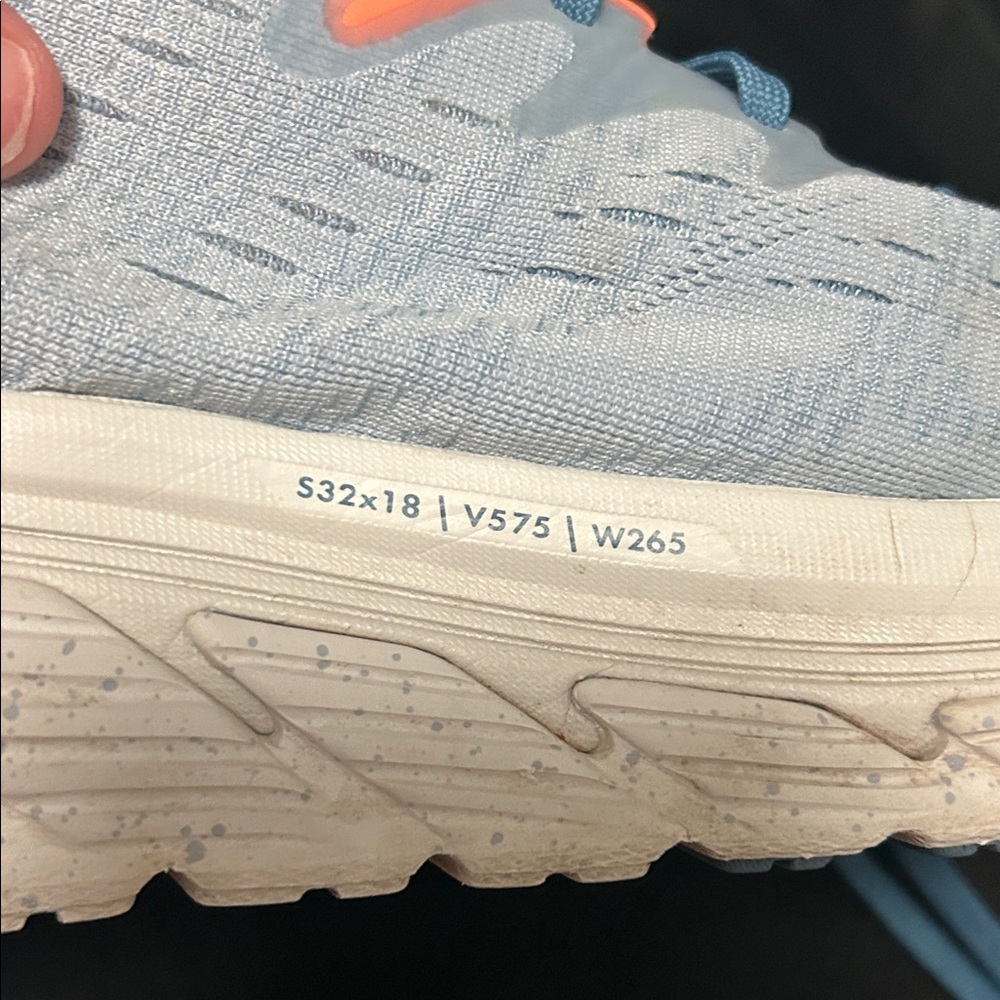 Hoka  Light Blue Athletic Running Shoes - Picture 4 of 10